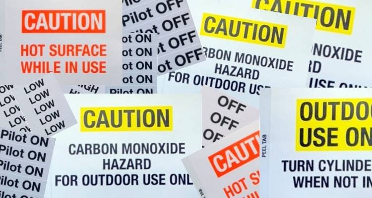 QGA can supply you with safety stickers